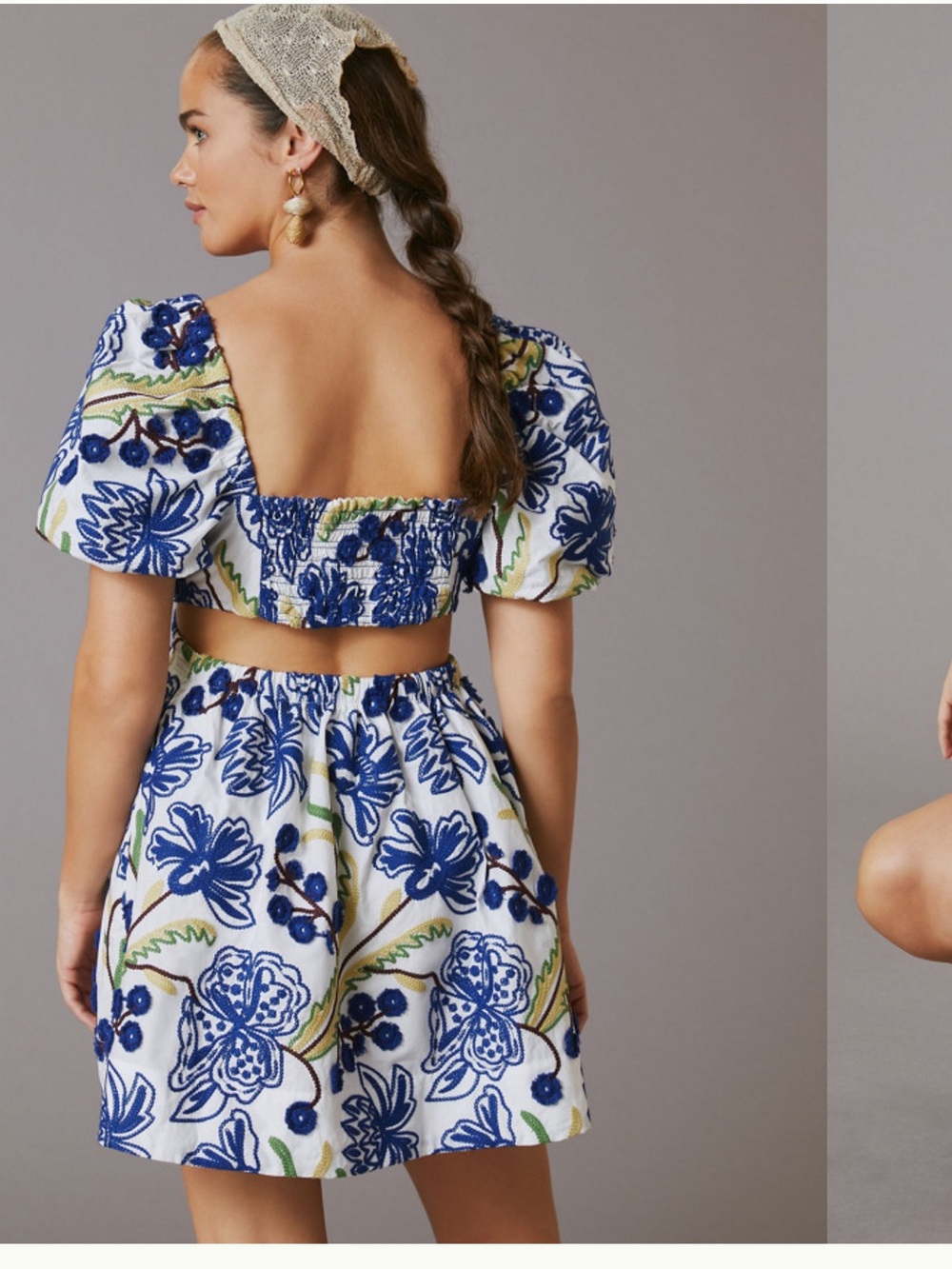 Anthropologie Puff Sleeve Dress